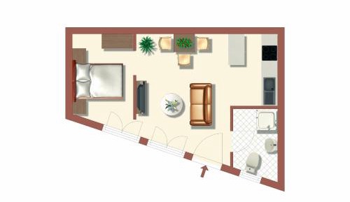 Studio with Sea View