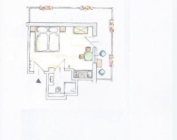 Double Room with Kitchenette and Balcony