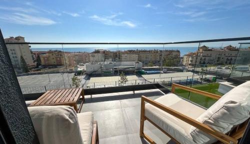 Two-Bedroom Apartment with Terrace and Sea View