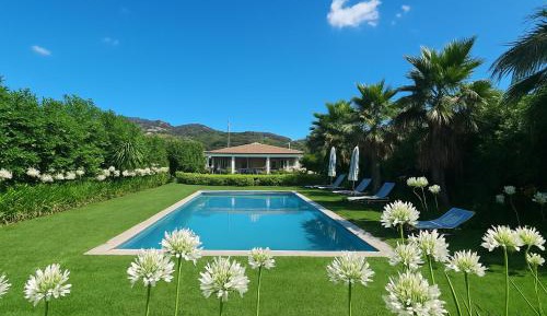 Villa with Garden View