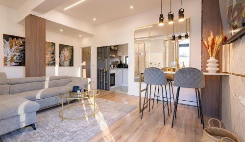 Deluxe One-Bedroom Apartment with City View