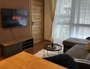 Deluxe One-Bedroom Apartment with Garden View