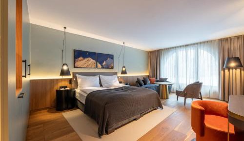 Premium Double Room with Balcony and Mountain View (2 Adults + 1 Child)