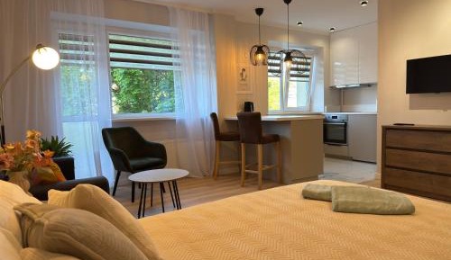 Studio Apartment with Balcony