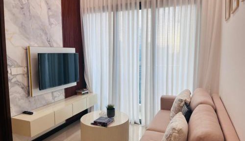 One-Bedroom Apartment with Balcony and City View