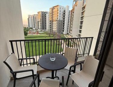 Three-Bedroom Apartment with Park View