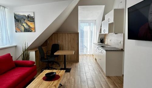 Penthouse Apartment with Balcony 