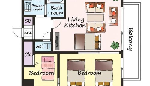 Two-Bedroom Superior Apartment