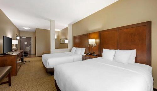 Queen Suite with Two Queen Beds and Sofa Bed - Disability Access - Non-Smoking