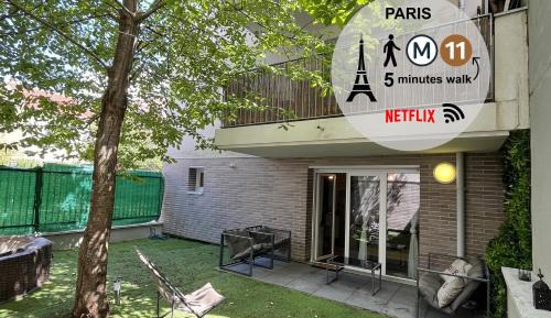 Deluxe One-Bedroom Apartment with Garden View