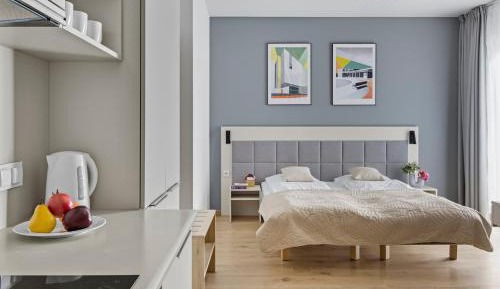 Studio Apartment with One Double Bed