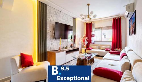 Two-Bedroom Apartment with Balcony and Terrace