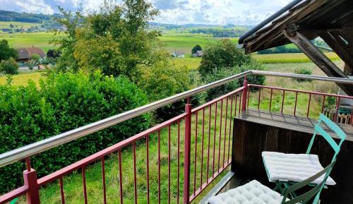 Four-Bedroom Apartment with Balcony 