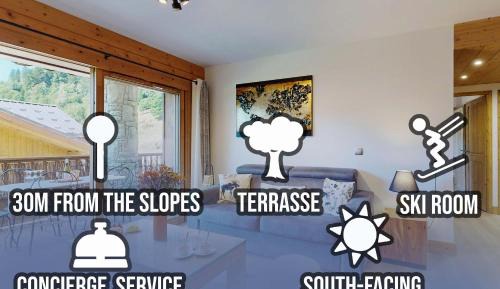 Two-Bedroom Apartment with Balcony and Terrace