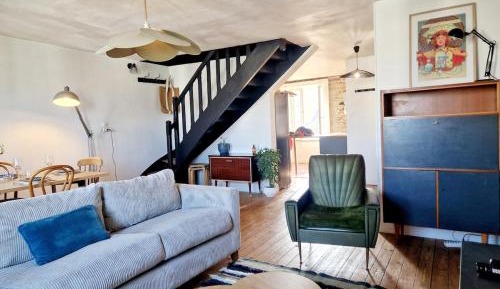 Three-Bedroom Apartment with Harbor View