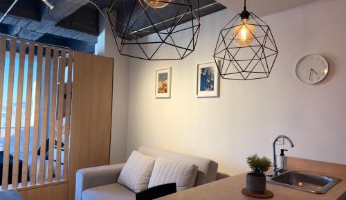 One-Bedroom Loft Apartment with Balcony