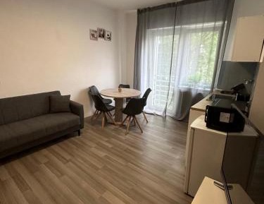 One-Bedroom Apartment with Garden View