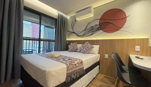 Studio Apartment with Balcony