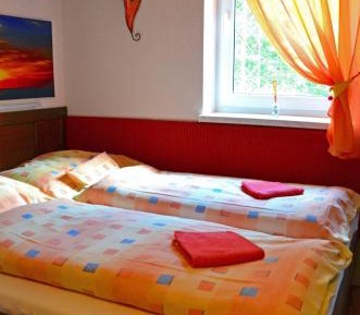 Deluxe Two-Bedroom Apartment with Garden View
