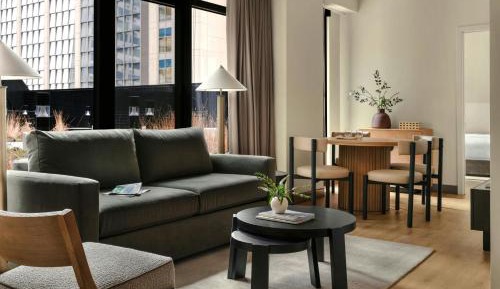 Two-Bedroom Apartment with One King, One Queen and Sofa Bed