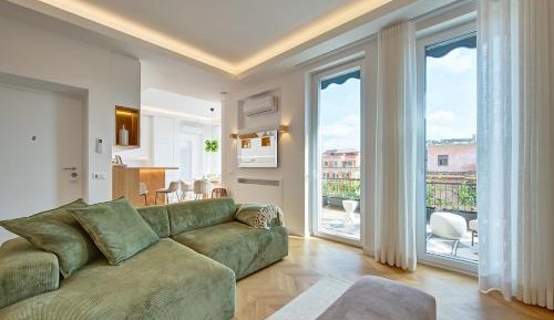 Deluxe One-Bedroom Apartment with City View