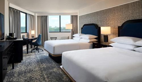 Guest room, 2 Double, Courtyard view