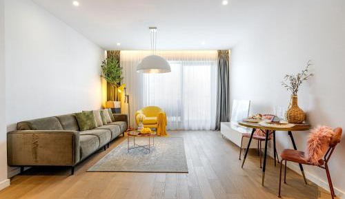 Deluxe One-Bedroom Apartment with City View