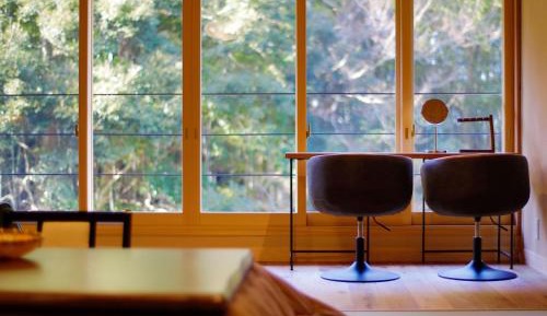 Japanese Twin Room with Private Open-Air Bath and River View