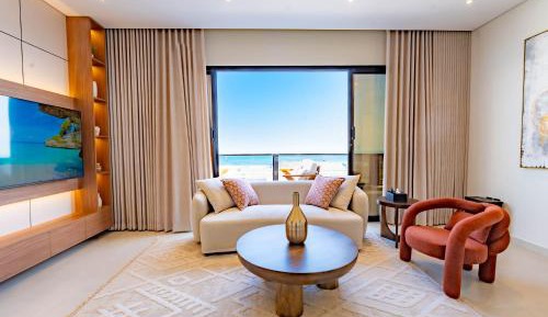 Three-Bedroom Apartment with Sea View