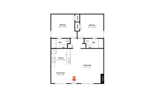 Two-Bedroom House