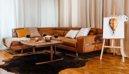 Three-Bedroom Premium Apartment with Balcony