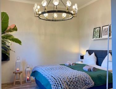 One-Bedroom Apartment with Garden View