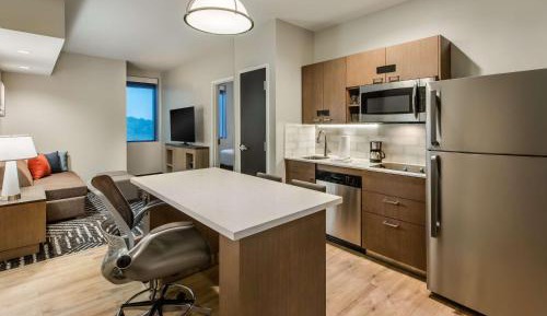 One-Bedroom King Suite with Sofa Bed and Kitchen