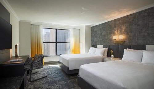 Room with Two Double Beds - City View