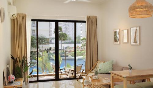 Two-Bedroom Apartment with Pool View