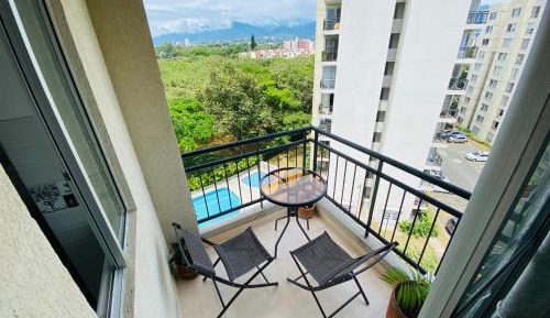 Two-Bedroom Apartment with Balcony