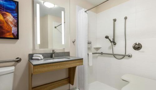 Studio King Suite with Roll In Shower - Mobility Accessible