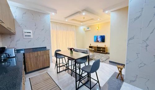One-Bedroom Apartment with Garden View