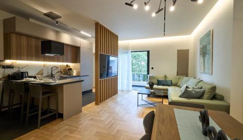 Three-Bedroom Premium Apartment with Balcony