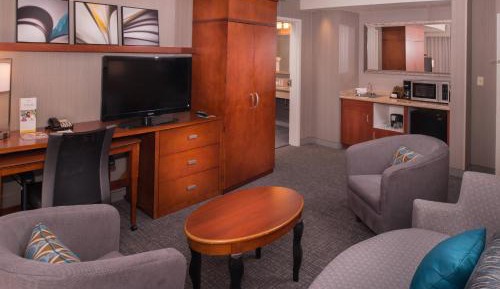 1 Bedroom Executive Suite, 1 King, Sofa beds: 2 (Mobility &amp; Hearing Accessible w/ Tub)