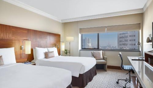 Guest room, 2 Double, City view
