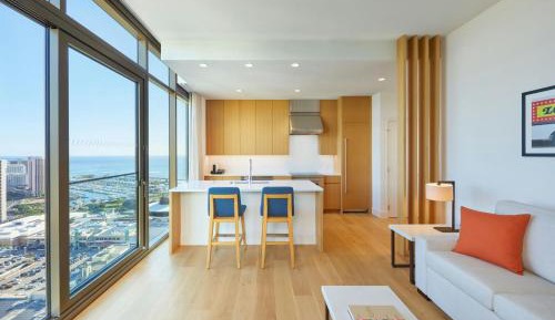 Penthouse King Room with Sofa Bed and Ocean View
