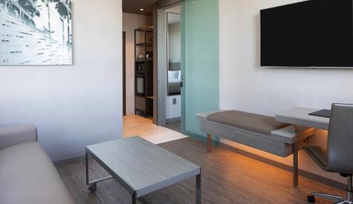 One Bedroom King Suite with Sofa Bed and City View