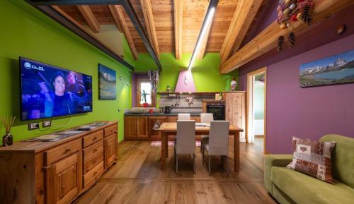One-Bedroom Apartment with Balcony and Mountain View - Second Floor