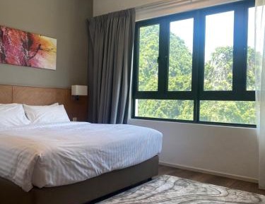 Three-Bedroom Apartment with Park View