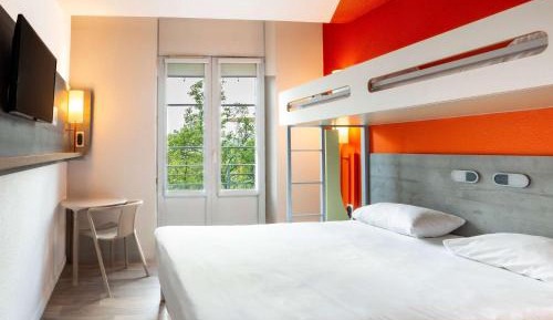 Triple Room with One Double Bed and One Bunk Bed