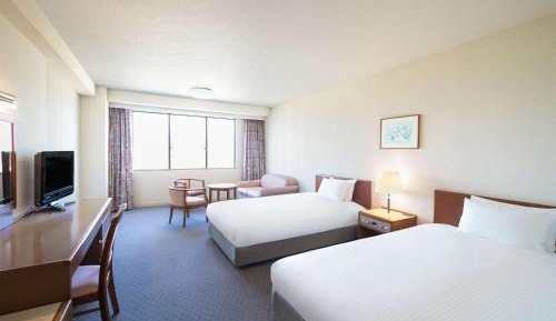 Classic Room with Two Single Beds and One Sofa Bed - City Side