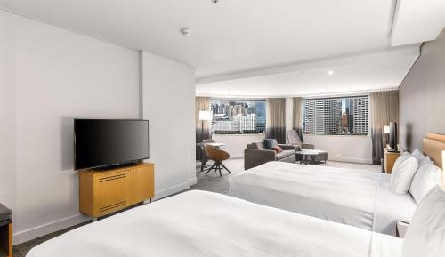 Executive Double Suite with Two Double Beds - Harbor Facing