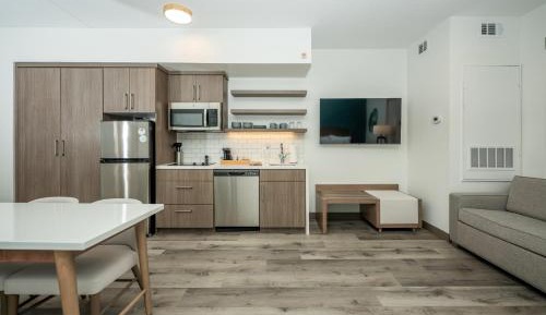 Queen Studio with Two Queen Beds and Sofa Bed