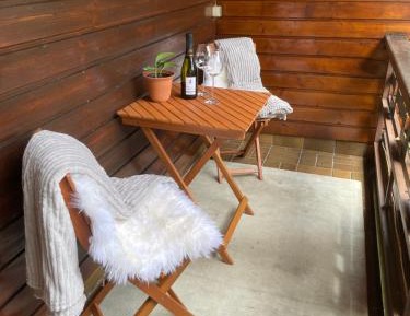 One-Bedroom Apartment with Balcony and Mountain View  